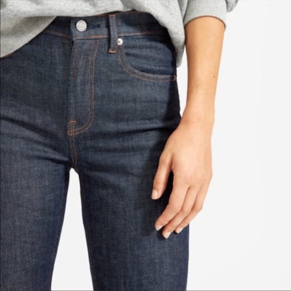 Everlane High-Rise Ankle Skinny Jean Dark Wash size 31 - Picture 5 of 11